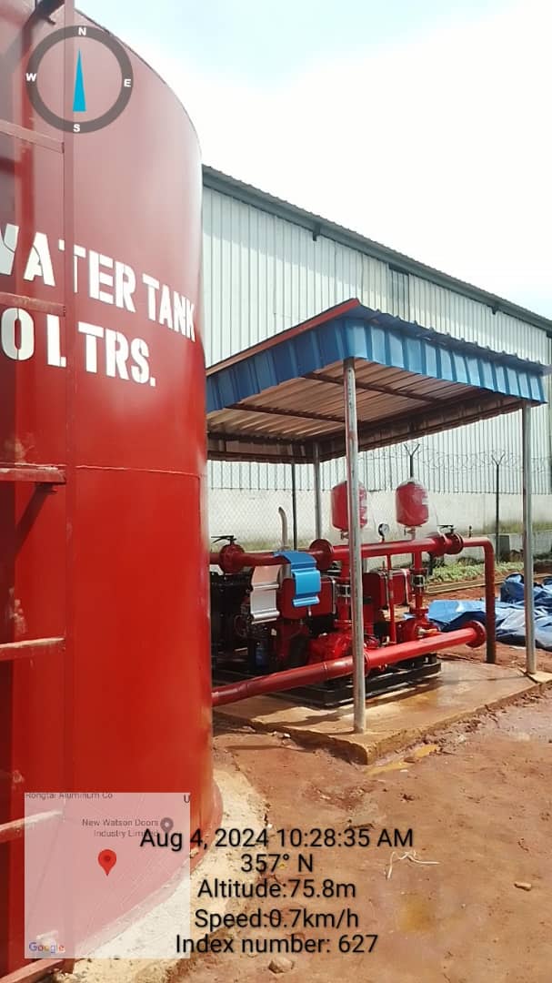 WATER TANK AND HYDRANT PUMP