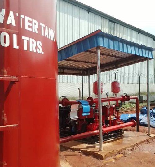 WATER TANK AND HYDRANT PUMP